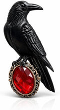 Raven Brooch – Gothic and Nature-Inspired Jewelry Pin for Women – Elegant Bird Accessory for Jackets, Dresses, Bags, and Special Occasions