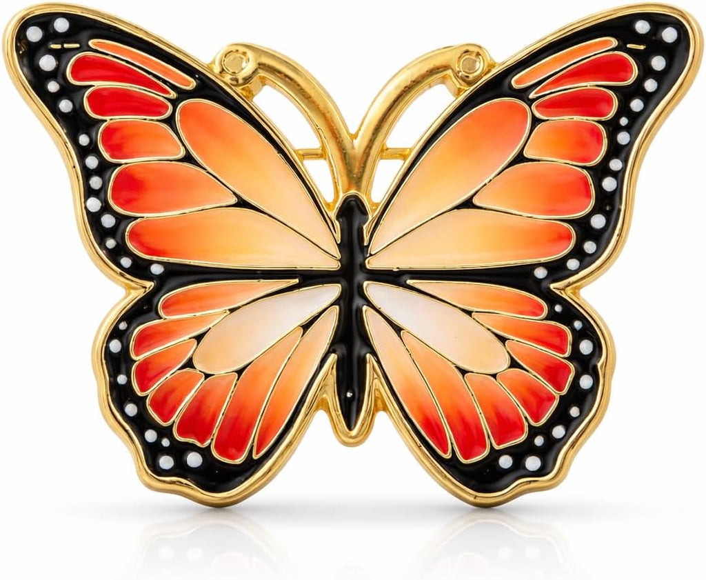 Butterfly Soft Enamel Lapel Pin – Nature Insect Wildlife Brooch Accessory for Jackets, Bags, Hats and Crafts
