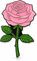 Rose Soft Enamel Lapel Pin – Floral Nature Brooch Accessory for Jackets, Bags, Hats and Crafts