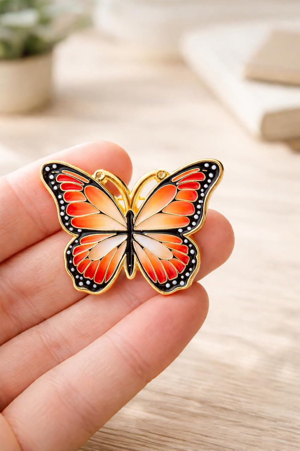 Butterfly Soft Enamel Lapel Pin – Nature Insect Wildlife Brooch Accessory for Jackets, Bags, Hats and Crafts