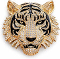 Tiger Brooch – Wildlife and Nature-Inspired Jewelry Pin for Women – Elegant Animal Accessory for Jackets, Dresses, Bags
