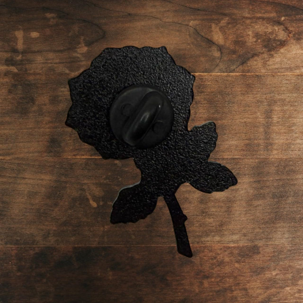 Rose Soft Enamel Lapel Pin – Floral Nature Brooch Accessory for Jackets, Bags, Hats and Crafts