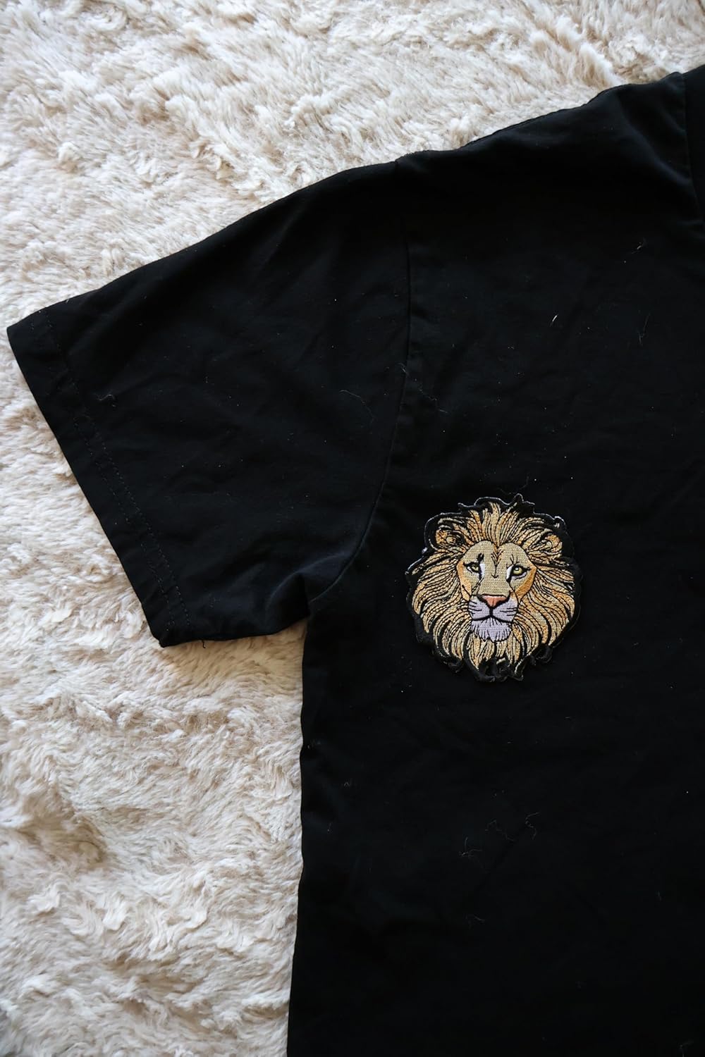 Generic 3.5"" Lion Iron On Patch - Embroidered Zoo African Jungle Animals Lion Applique Appliques Iron On Sew On Patches for Holes, Clothing, Jeans, Hat, Backpacks, Clothes - Lion Patch, 9083459034