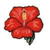 Hibiscus Iron On Patch 3.5"