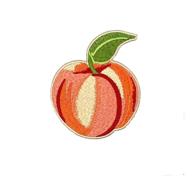 Peach Patch Iron On 3.5"