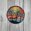 Palm Tree Iron On Patch 3.5"