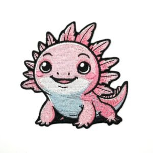 axolotl Cute Axolotl Patch 3.5" Iron On