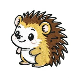 hedgehog Cute Hedgehog Patch 3.5" Iron On