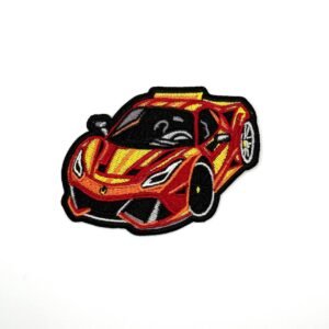 Sport Car Patch 3.5" Iron On