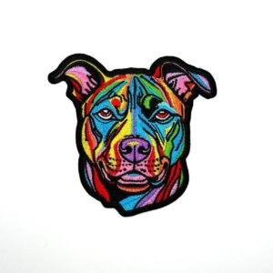 pitbull Pitbull Head Patch 3.5" Iron On