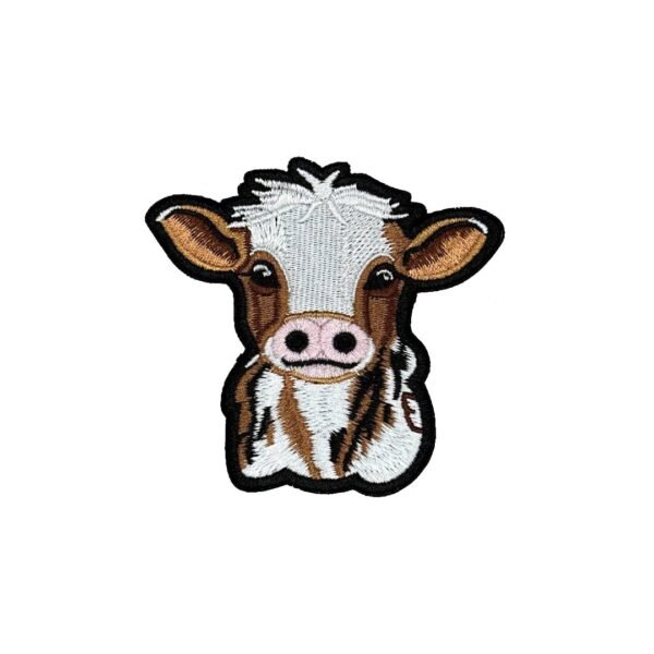Cute Cow Patch 3.5" Iron On