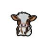 Cute Cow Patch 3.5" Iron On
