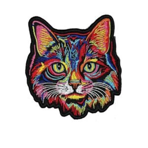 cat Cat Head Patch 3.5" Iron On
