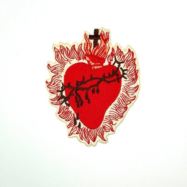 Sacred Heart Church Patch 3.5" Iron On