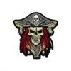 Pirate Skull Patch 3.5" Iron On