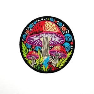 Mushroom Patch 3.5" Iron On